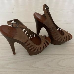 Jessica Simpson platform stilettos